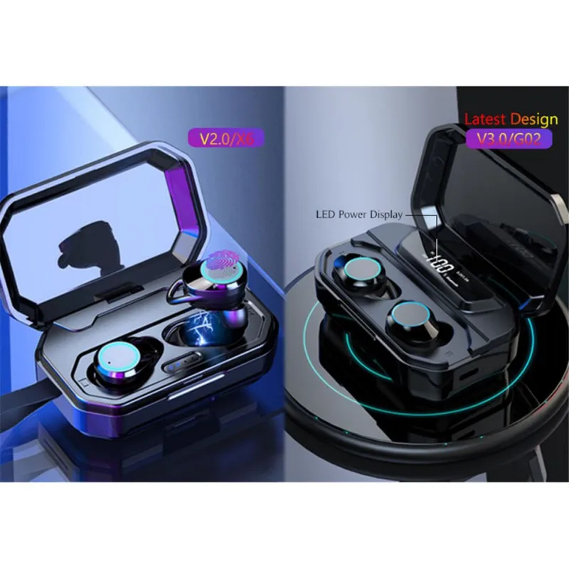 TWS Bluetooth 5,0 сенсорный контроль Hi-Fi стерео звук наушники-вкладыши спортивные наушники водонепроницаемые шумоподавление наушники