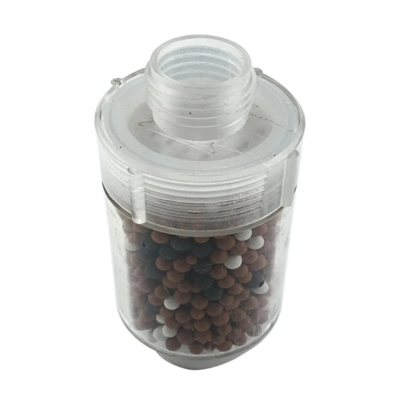 

Transparent Shower Head Filter With Filter Ball Beads Bathroom Home Water Purifier Softener Chlorine Heavy Faucet Cartridges