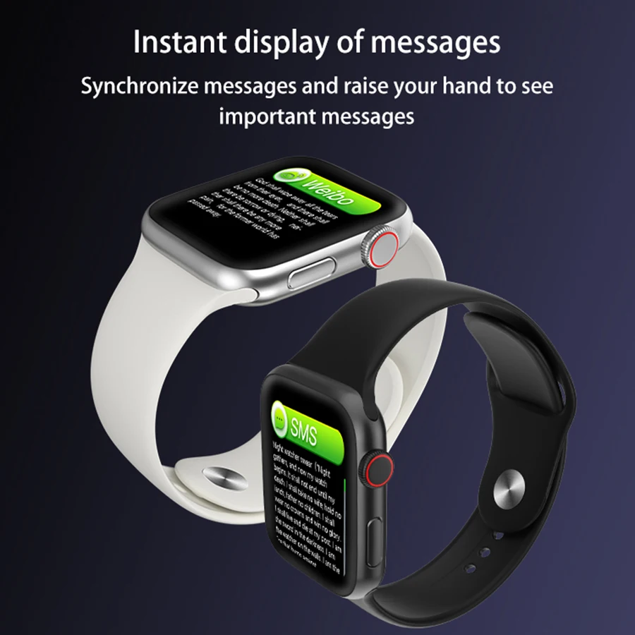 SCOMAS IWO умные часы 44 мм 1,5" сенсорный экран для сердечного ритма Монитор артериального давления Smartwatch PK IWO 12 для Android iOS