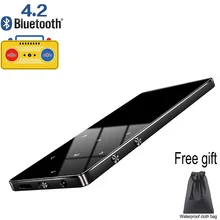 Металлический Bluetooth спортивный MP3-плеер Портативный аудио со встроенным динамиком радио Электронная книга цифровой диктофон музыкальный плеер