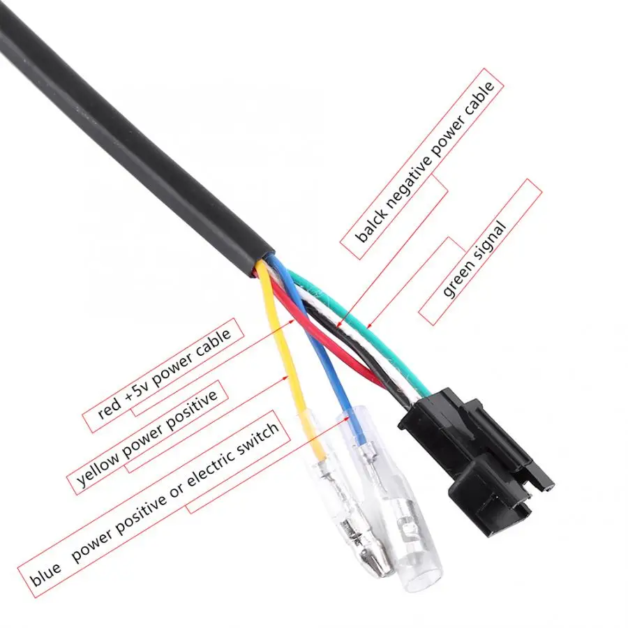 E-bike Throttle LED Display Electric Throttle Grips Handle with Lock Key Electric Bike Scooter Accessories