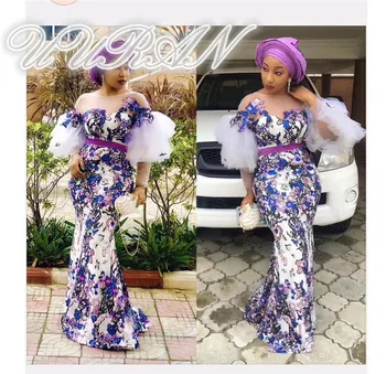 

good quality tulle lace fabric for wedding New Nigerian embroidery net lace with sequins