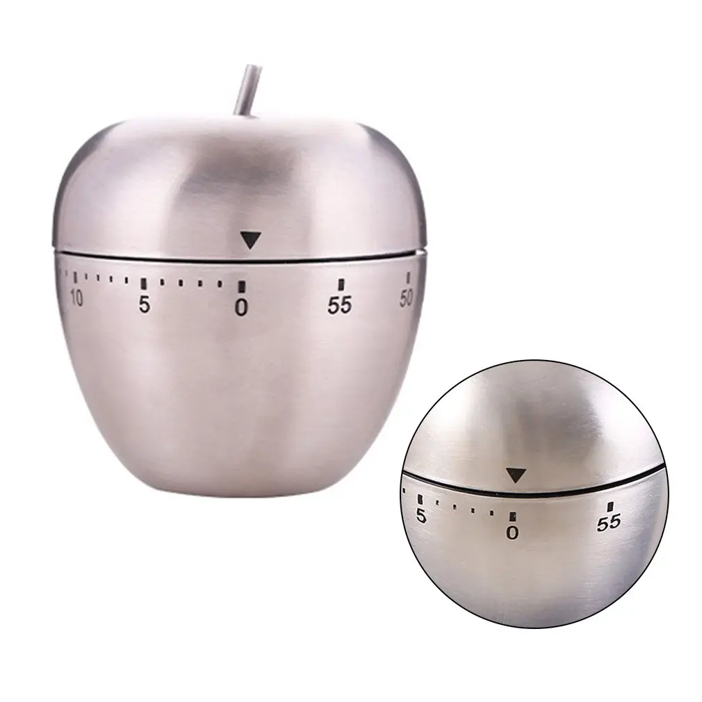 New Mechanical Kitchen Timer Stainless Steel Egg Machinery Count Down Reminder Alarm Clock Interval Cooking Tools | Дом и сад