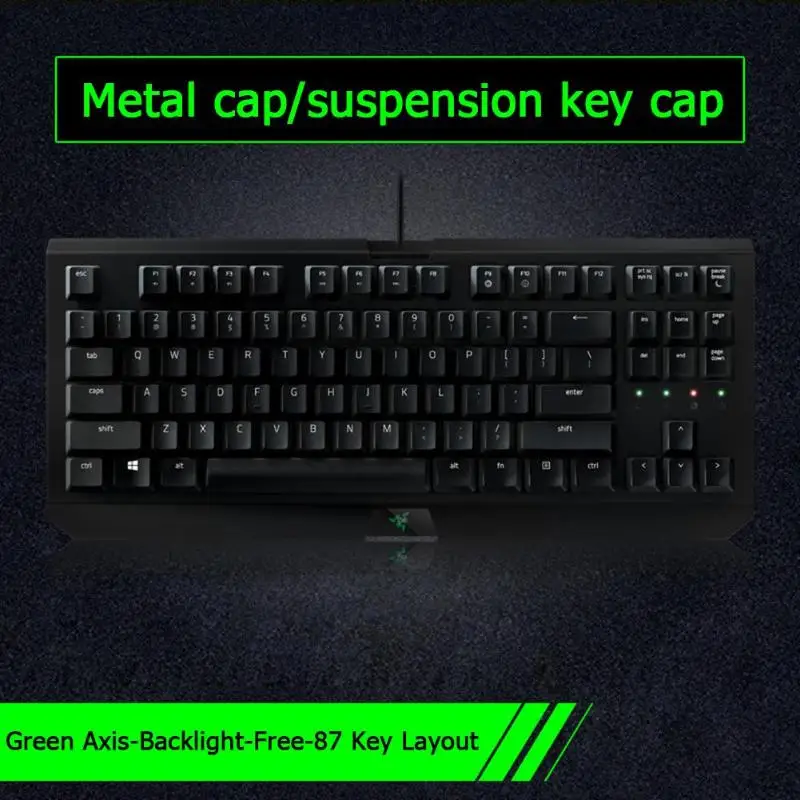 Razer Blackwidow X Games клавиатура универсальная 87 клавиш USB Проводная Механическая игровая электронная Спортивная эргономичная Проводная клавиатура высокого качества