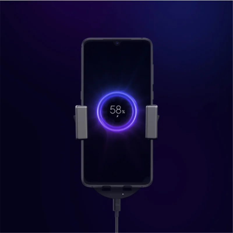 Xiaomi ZMI Kit 20 Вт Max Qi Беспроводное Автомобильное зарядное устройство WCJ10 Быстрая зарядка автомобильный держатель телефона 360 градусов для iPhone Xiaomi SAMSUNG