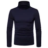 Fashion Men's Casual Slim Fit Basic Turtleneck Knitted Sweater High Collar Pullover Male Double Collar Autumn  Winter Tops ► Photo 3/6