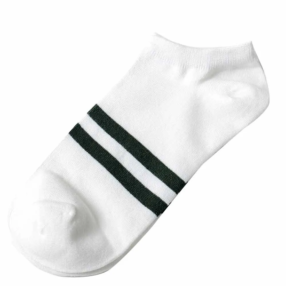 40#1 пара унисекс эластичные дышащие носки унисекс удобные полосатые полиэстерные носки Тапочки низкий носок хлопчатобумажный