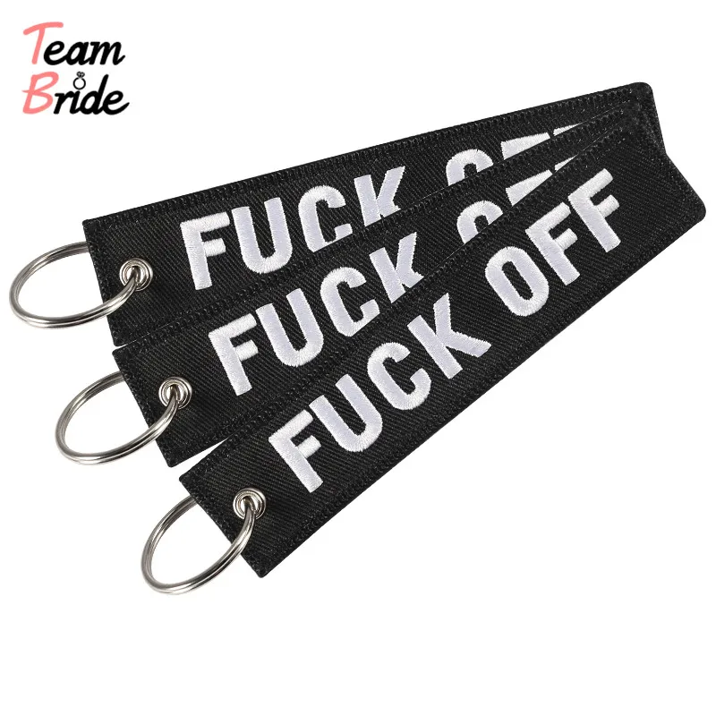 5 3 шт./лот черный remove Before Flight модная подарочная упаковка для мотоциклов и ключи для автомобиля бирка вышивка брелок для ключей брелок oem - Цвет: 5