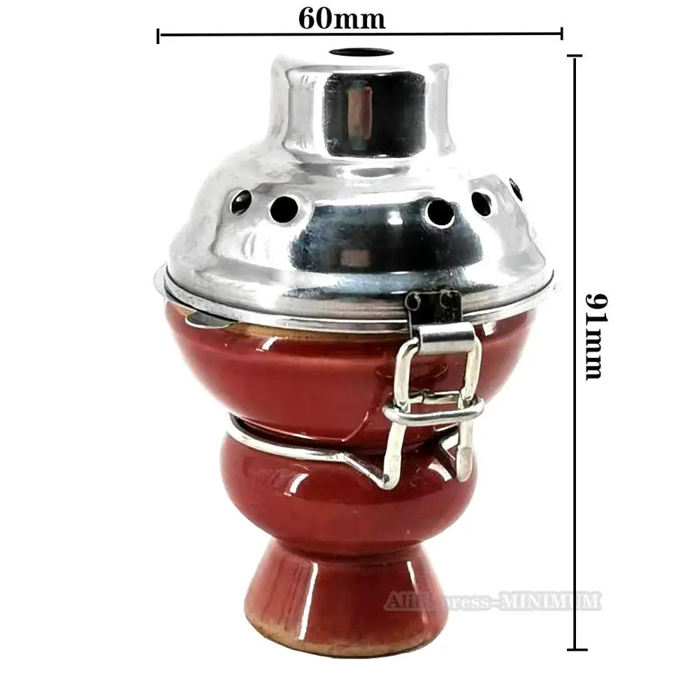 Чаша для кальяна верхняя чашка глазурованные керамические комбинированные