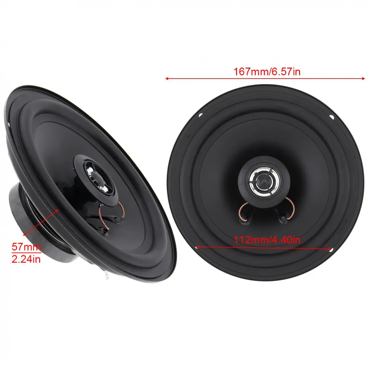 Коаксиальная Hi Fi Колонка для автомобиля 6 дюймов 160 мм 80 Вт 1 шт.| |