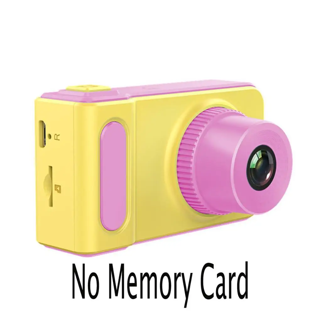 Pink B Детская цифровая камера, игрушки для детей, подарки на день рождения, мини 1080P проекционная видеокамера, рождественский подарок для маленьких девочек и мальчиков - Цвет: Pink B