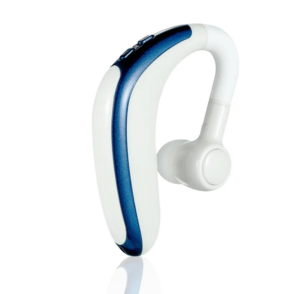 Синий H500 Bluetooth V5.0 привод наушники беспроводной крючок дизайн удобный мобильный телефон чередование вкладыши для левого/правого уха гарнитура - Цвет: Синий