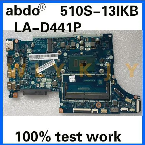 Материнская плата abdo BIUS0 для Lenovo 510S-13IKB материнская ноутбука Процессор i3 6100U DDR4 100%