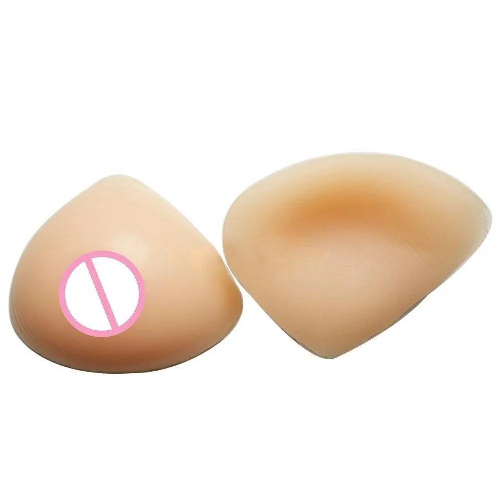 

Fake Breast 3600g Triangle Silicone Breast Form Fake Boobs For Crossdresser Drag Queen Breast Petals