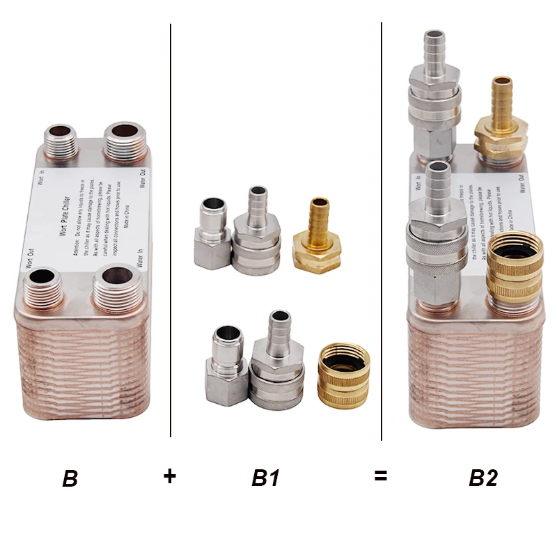 cerveja homebrew wort chiller placa trocador de calor