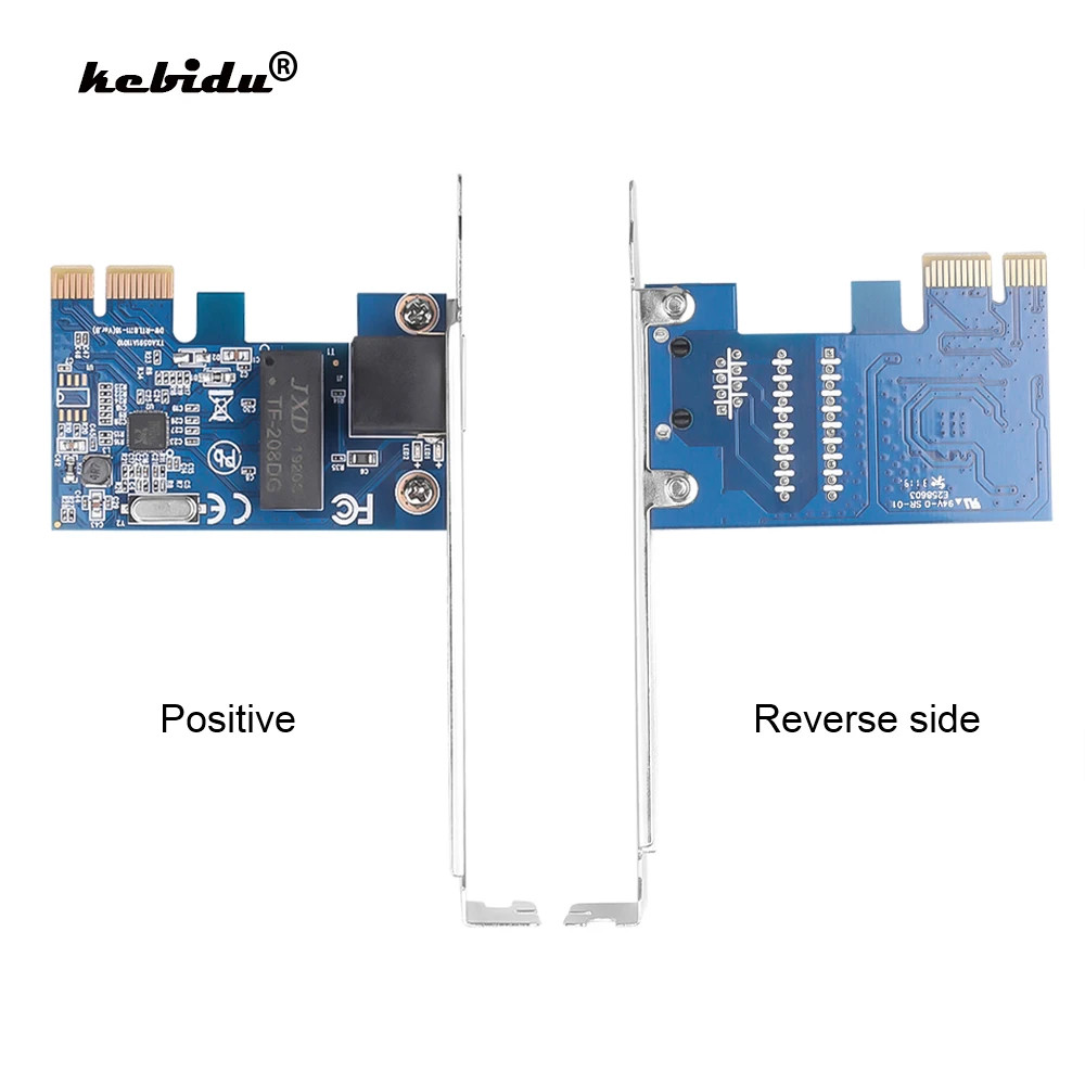Kebidu PCI Express 1000 Мбит/с Gigabit Ethernet E сетевая карта 10/100/1000 м RJ 45 RJ45 сетевой адаптер