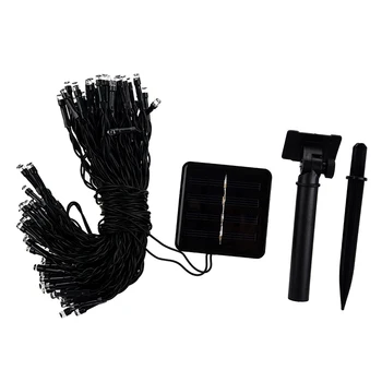 

17m Blue Solar LED Fairy String Lights 100LEDs, Choice of Light Effect, Ideal for Christmas party, Halloween, Home , Garden, Tre