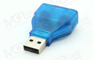 USB к PS/2 двойная USB девайся с двойным Порты и разъёмы PS/2 клавиатуры переходник для мыши с чипом