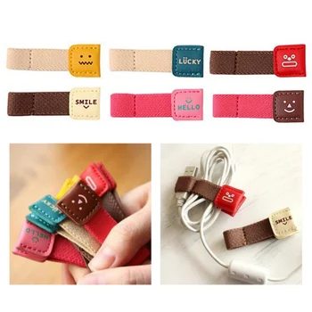 

Winder Cable Organizer Wire Wrapped Cord Line Storage Holder for iPhone Samsung Earphone MP4 High Quality Cartoon 2 pcs