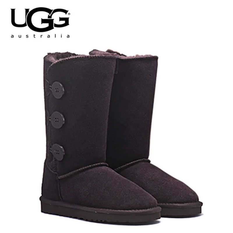 

2018 Original New Arrival UGG BOOTS 1873 Women uggs snow shoes Sexy Winter Boots Women's Classic Leather Tall Snow Boot