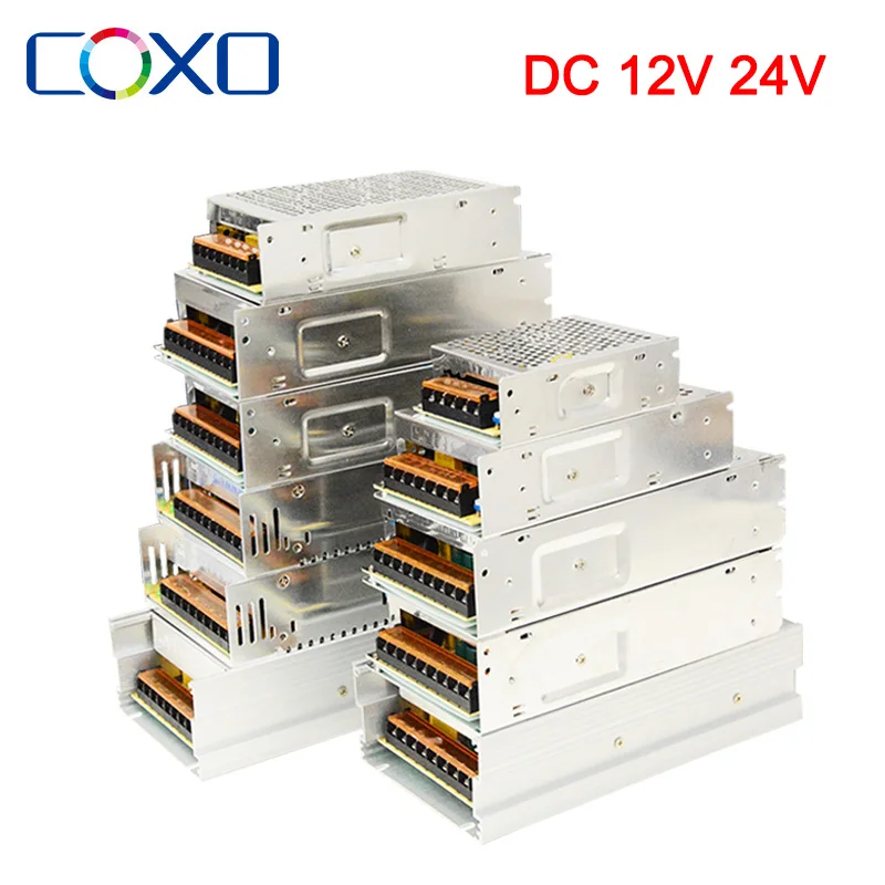 Импульсный источник питания для светодиодов AC 110-220V на DC 12V 24V Трансформаторы