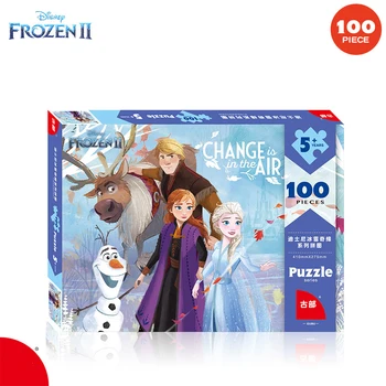 

Disney New Ice and Snow 2 Carton Puzzle 100 Piece Flat Paper Puzzle Child Early Learning Educational Toy Puzzle