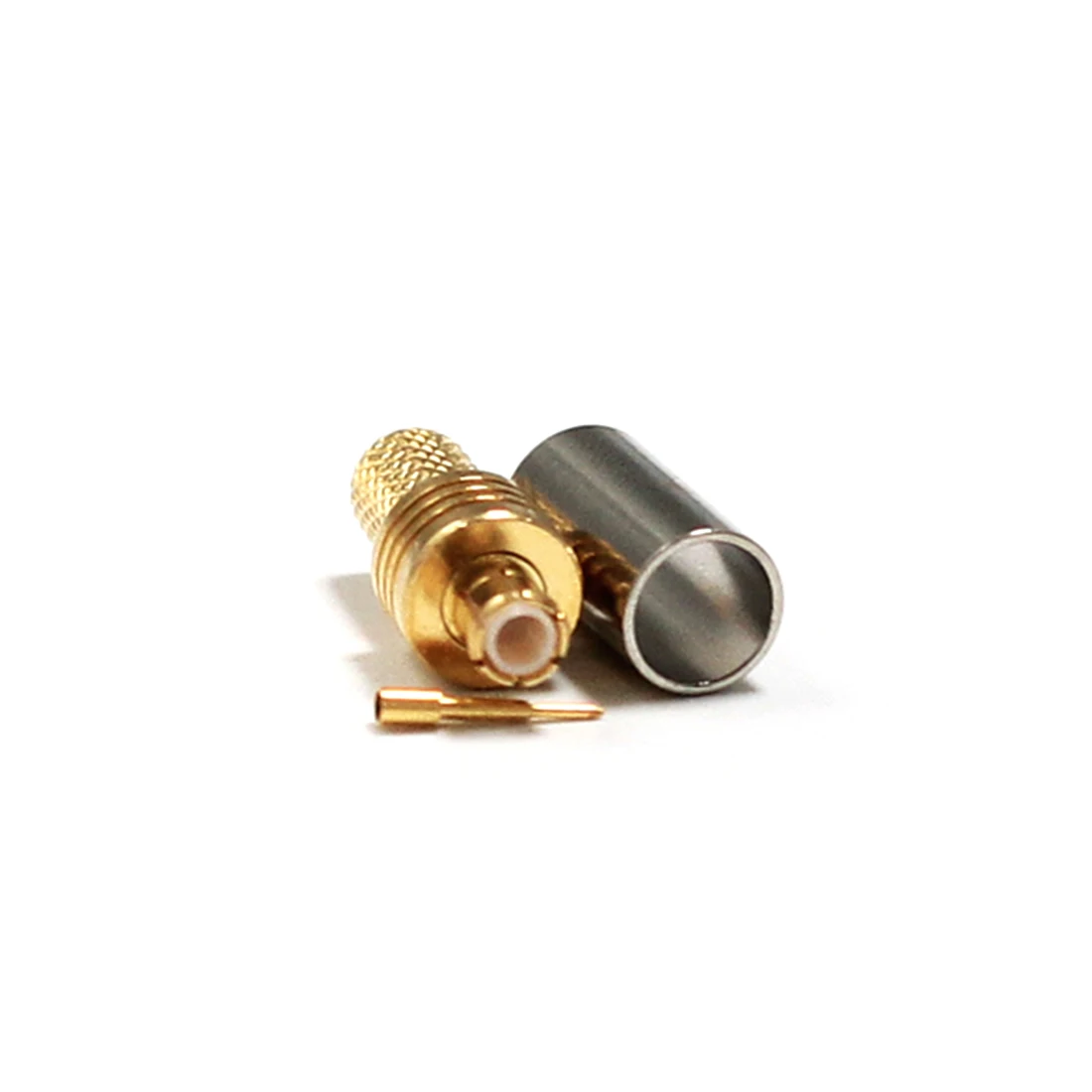 1pc New MCX  Male Plug RF Coax Connector Crimp For RG58 RG142 LMR195 Cable  Straight  Goldplated  Wholesale rg58 cable bnc male to tnc male connector wifi antenna extension pigtail jumper cable