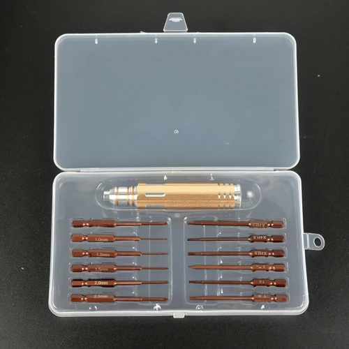 RC Car Titanium Hex Cross 12pcs Metal Socket Screwdriver Tool Set Parts For Model Toy Airplane TRX4 TRX6 SCX10 TRAXXAS