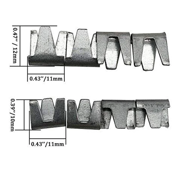 1200 Pcs Pet Birdcage Pet Cage Pigeon Chicken Coop Rabbit Cage Buckle Iron Buckle Cage Installation Tool