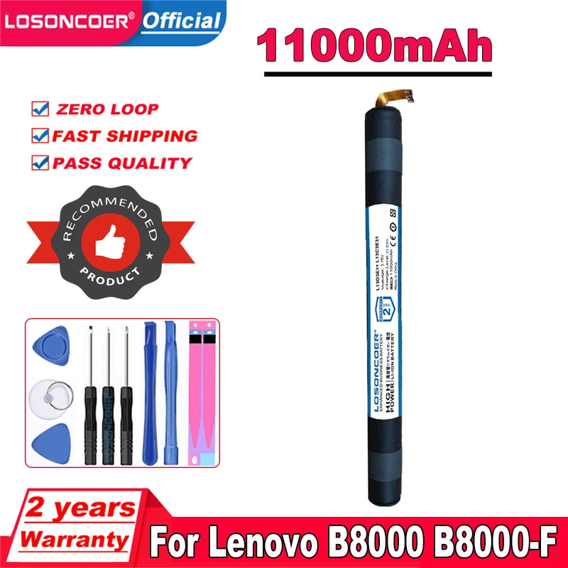 Аккумулятор L13D3E31 L13C3E31 11000 мА · ч для планшета Lenovo YOGA 10 дюймов B8000 B8000-F B8000-H B8080-F B8080-H