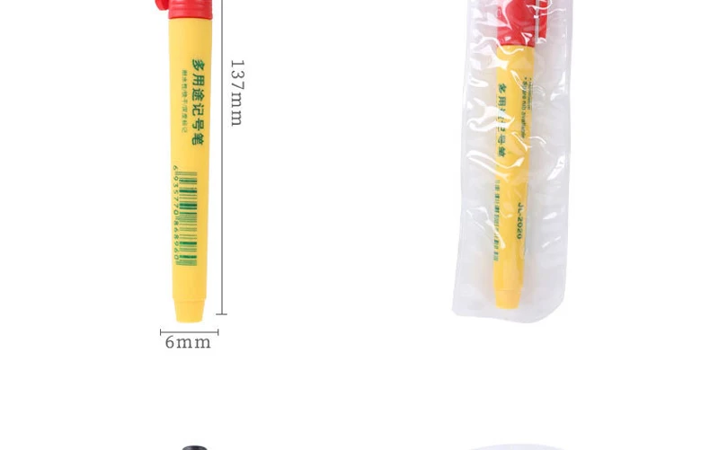 Haile 3/5Pcs/lot Long Head Markers Pen Bathroom Woodworking Decoration Multi-purpose Deep Hole Marker Pens Supplies