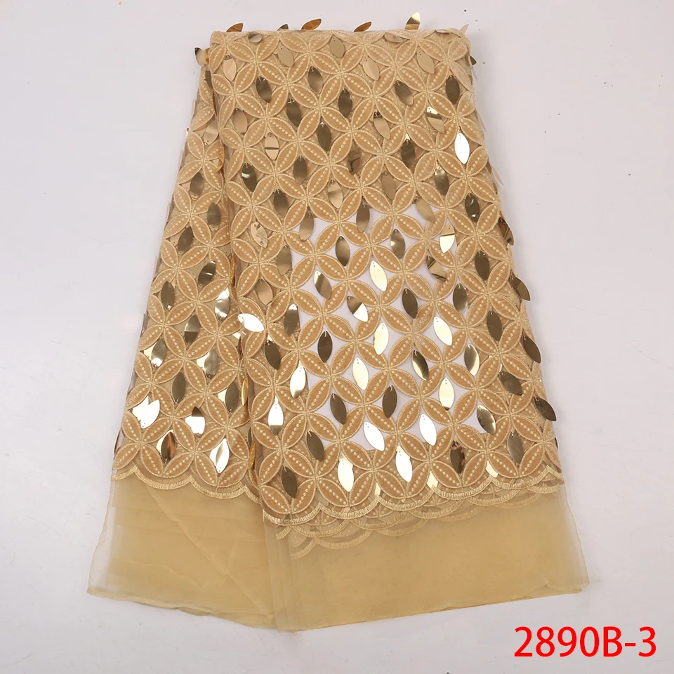 

Luxury Gold Velvet Lace Fabrics Sequence Lace Fabric for Bridal Lace Materials New Sequin Lace Fabric French Tulle Lace APW2890B