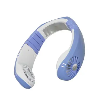 

New hanging neck fan portable USB mini air cooler Mechanical Low noise Refrigeration Endurance Adjust angle