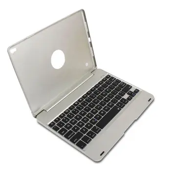 

Smart Wireless Bluetooth Backlit Keyboard Case Cover Flip-open For ipad Pro 9.7 inch ipad Air2 Silver