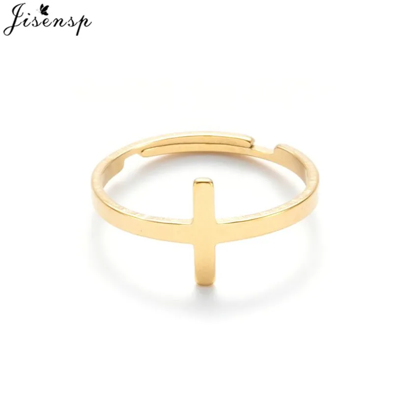 2021 Bohemian Vintage Gold Cross Ring Women Girls Punk Religious