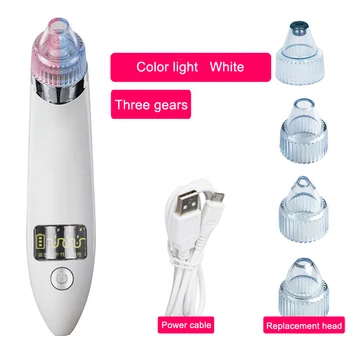 

Electric Acne Remover Point Noir Blackhead Vacuum Extractor Tool Black Spots Pore Cleaner Skin Care Massager Face Lift Tool Kit