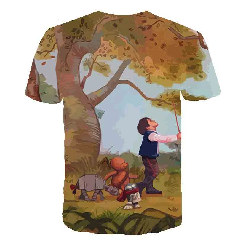 BIAOLUN/ г. Детская футболка детская одежда с героями мультфильмов летняя модная футболка для мальчиков с героями мультфильмов для маленьких девочек