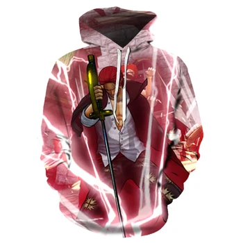 

One Piece 3D Hoodies Men women 2019 hot Fashion Harajuku Style Anime Hoodie 3D Print Monkey D Luffy Casual Sweatshirts Coats top