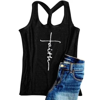 

Faith 2020 Summer Slim Render Short Top Sexy Women Sleeveless U Croptops Tank Tops Solid Black/White Tops Vest Tube Top Clothes