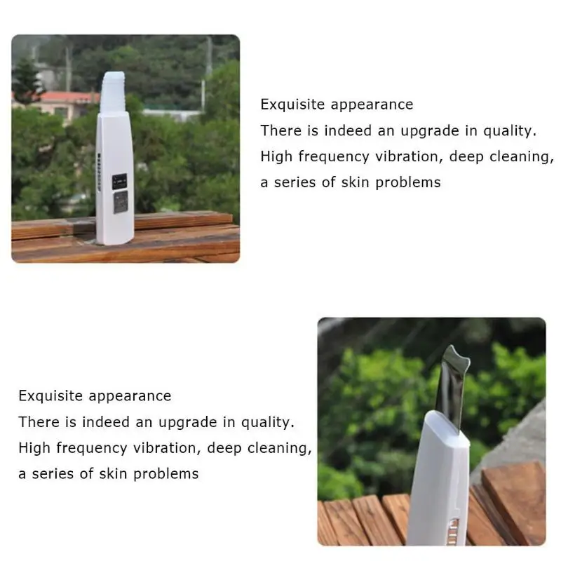 Ultrasonic Skin Scrubber Blackhead Dead Skin Pore Remover Beauty Instrument