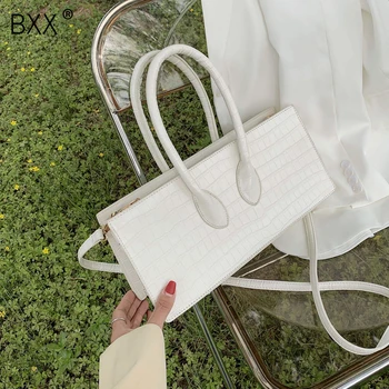 

[BXX] Stone Pattern Solid Color PU Leather Bags For Women 2020 Summer Shoulder Crossbody Bags Ladies Travel Handbag HM741