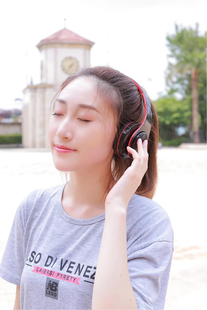 Hi-Fi стереонаушники bluetooth наушники с микрофоном/tf-картой для телефона компьютера лучший микрофон