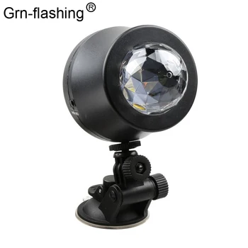 

Mini 6W RGB LED car Stage Light Magic Crystal Rotating Ball Sound/Auto Control Stage Lamps LED Party Lamp USB Powered DC 5V