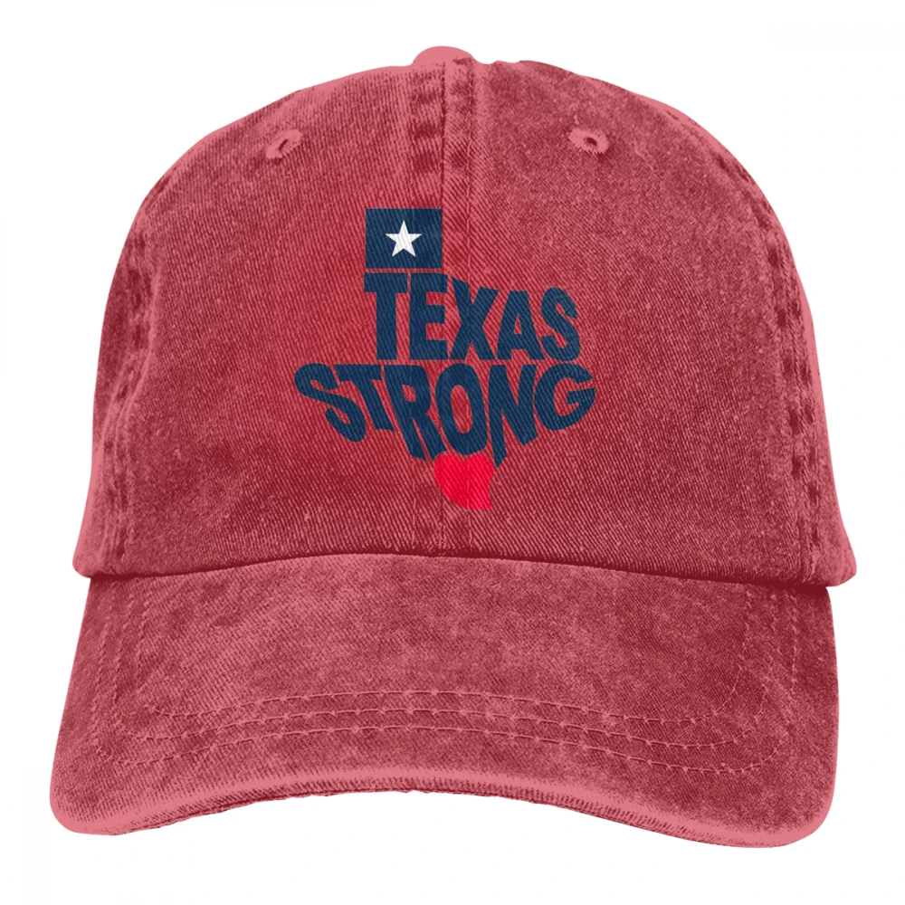 Texas сильная карта Casquette синий унисекс Мужские Женские джинсовые бейсболка с ремешком кепки Регулируемый Гольф папа шляпа