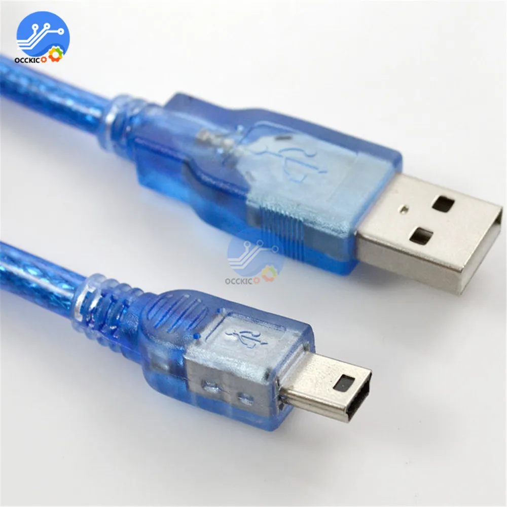30 см мини USB кабель Mini для быстрой зарядки и передачи данных MP3 MP4 плеера цифровой
