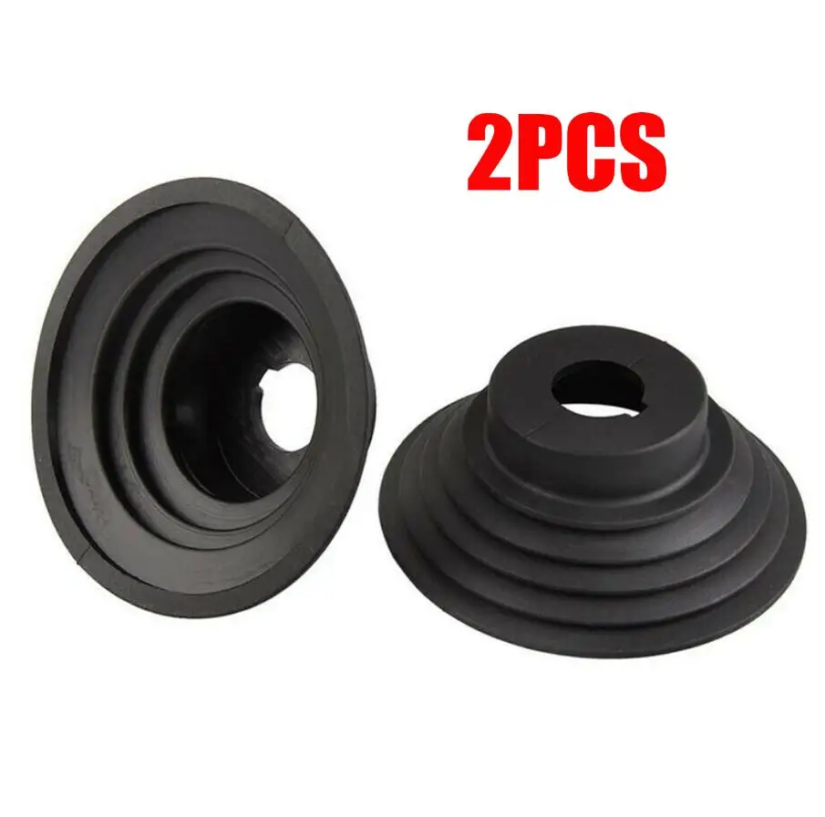 

2Pcs 70-110mm Black Car HID LED HID Headlight Dustproof Rubber Housing Seal Shell Cap Dust Protector Cover