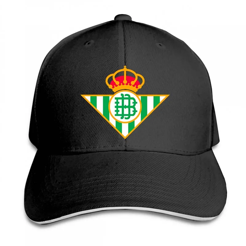 Бейсболка с логотипом Betis для мужчин и женщин, модная Регулируемая Кепка - Color: 2-Black