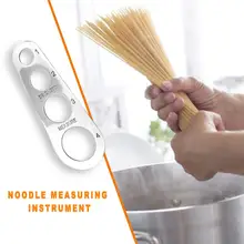 Измерительная линейка для пасты, лапши, переносные инструменты для спагетти из нержавеющей стали, креативный аксессуар для кухни