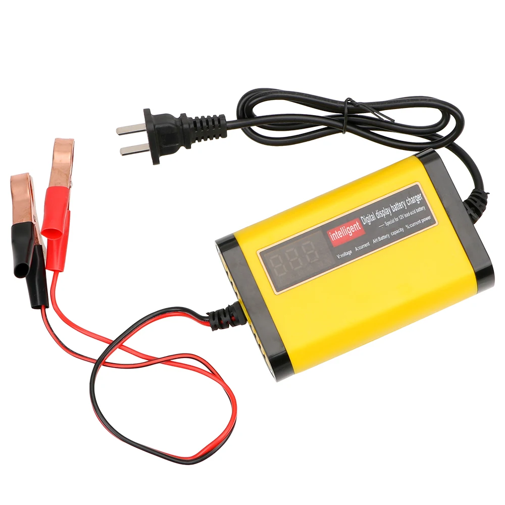 3 Stages Lead Acid Agm Gel Battery-chargers Full Automatic Car Battery  Charger 2a Intelligent Fast Power Charging - Battery Charging Units -  AliExpress