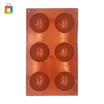 

6 Holes Cake Mould Kitchen Supplies Dome Silicone Mold Half Sphere Silicone Tray Chocolate Cake Cozy